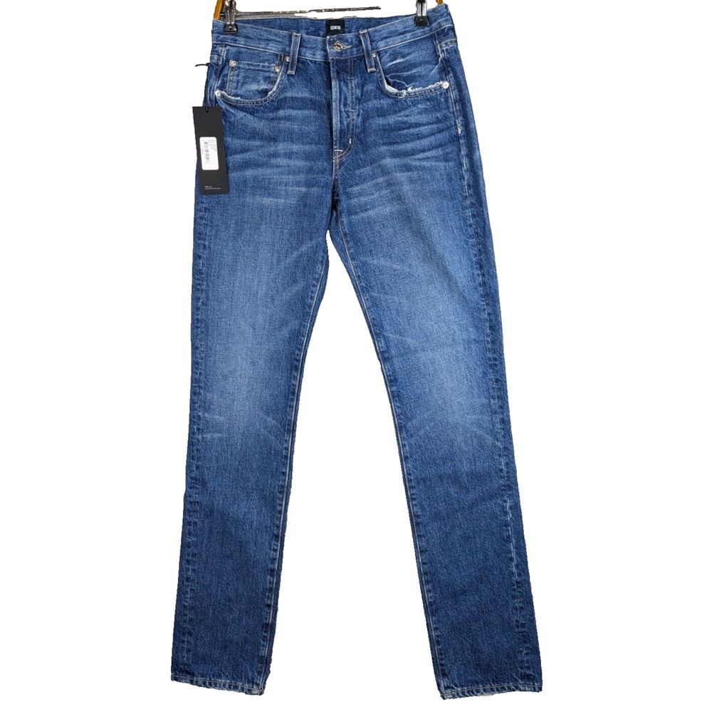 Edwin Benton Slim Fit Jeans Gravity Blue Denim Tapered Size 28 MSRP $238‎ NEW